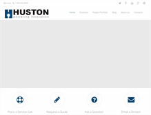 Tablet Screenshot of hustonelectric.com